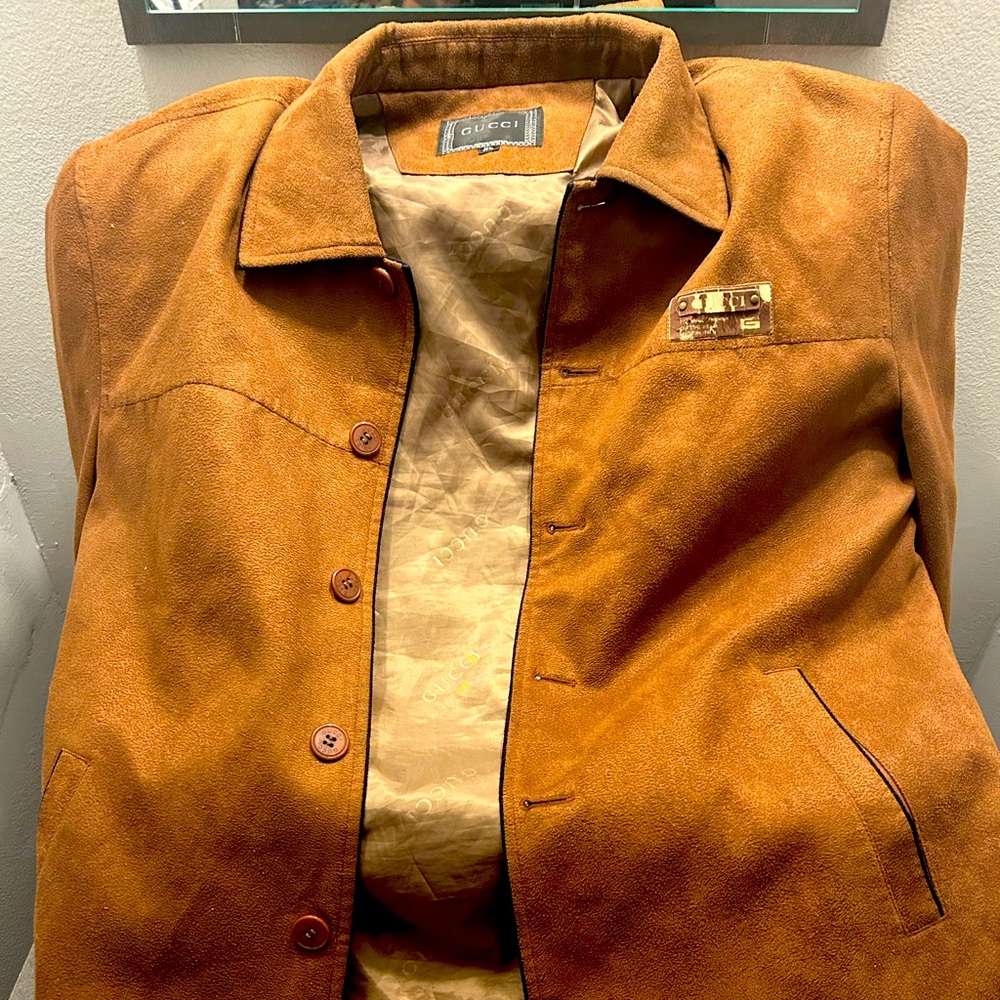 XL Authentic Gucci button up jacket